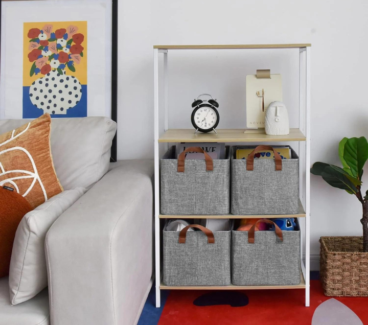 Compact Foldable Large Cloth Organizers (Pack of 3)