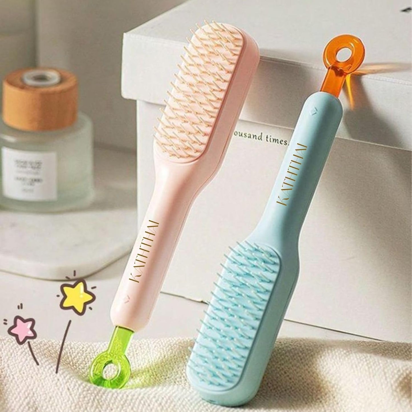 Self-cleaning Anti-static Massage Comb