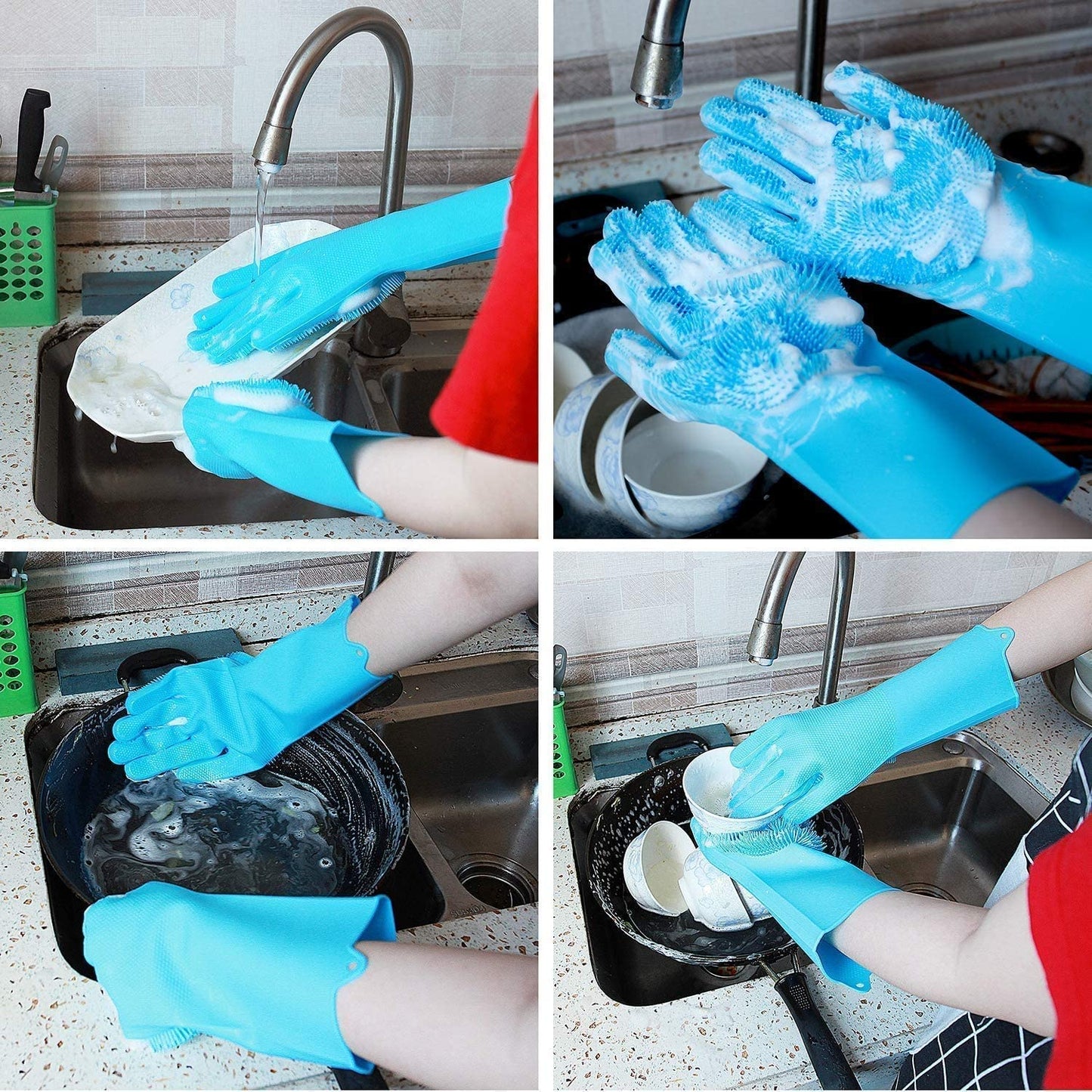 Magic Silicone Cleaning Hand Gloves