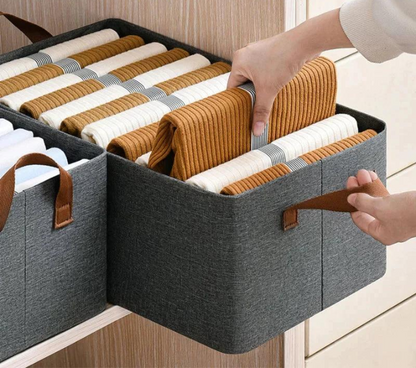 Compact Foldable Large Cloth Organizers (Pack of 3)