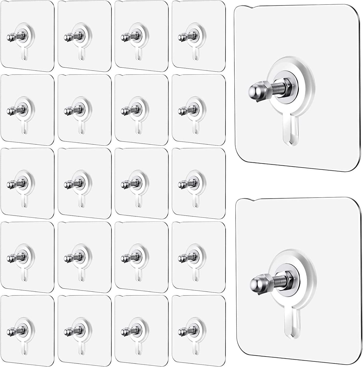 Wall Mount Screw Hooks 10 Pcs