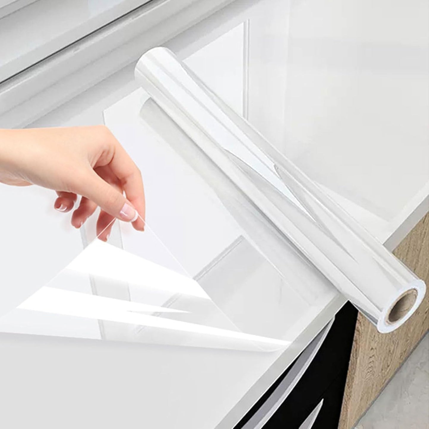 Self- Adhesive Transparent Electrostatic Wall Protection Film Buy 1 Get 1 Free