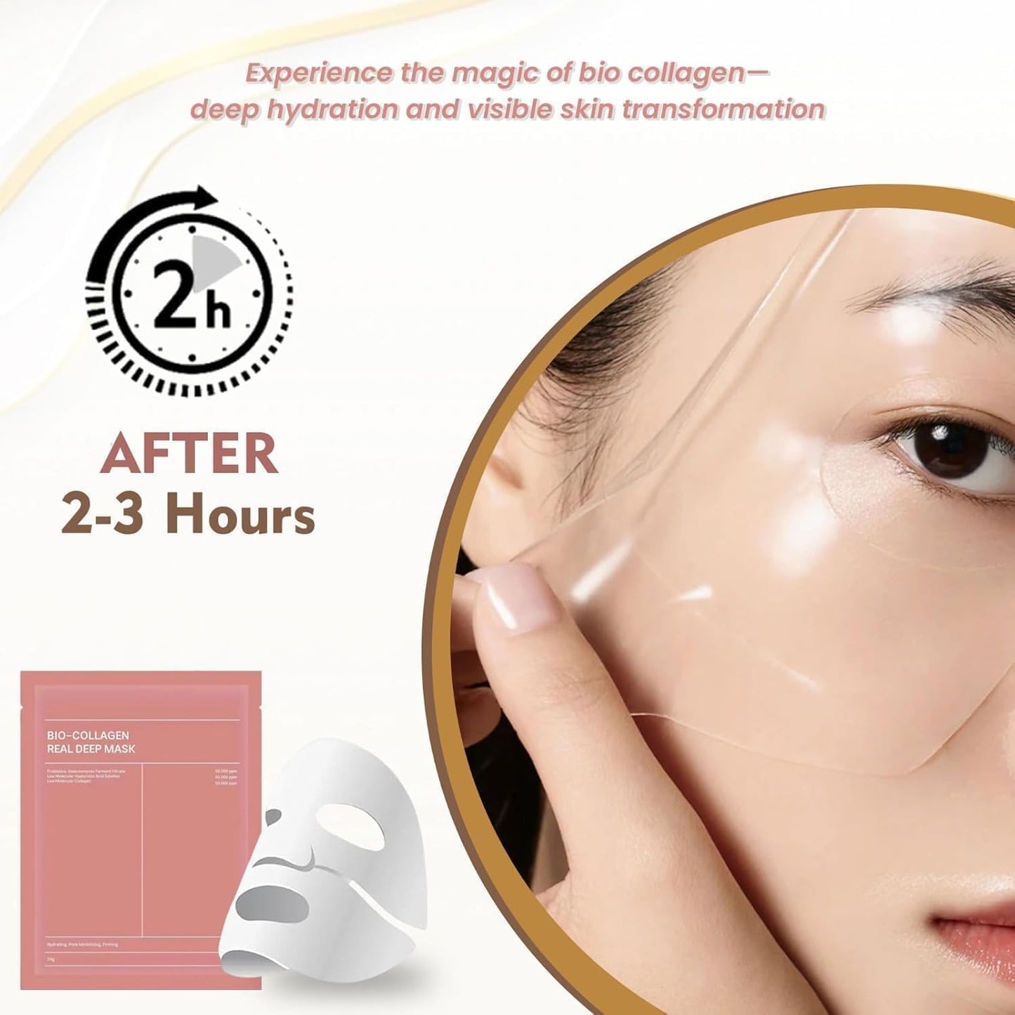 Bio Collagen Face Mask Overnight (Pack of 2)