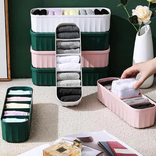 Compact Drawer Organizers (Pack of 4)