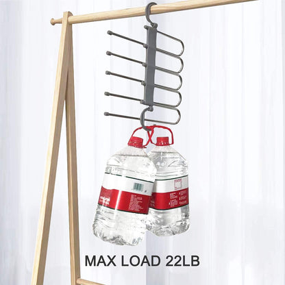 Hanger-5 In 1 Stainless Steel Multifunction Hanger (Pack of 2)