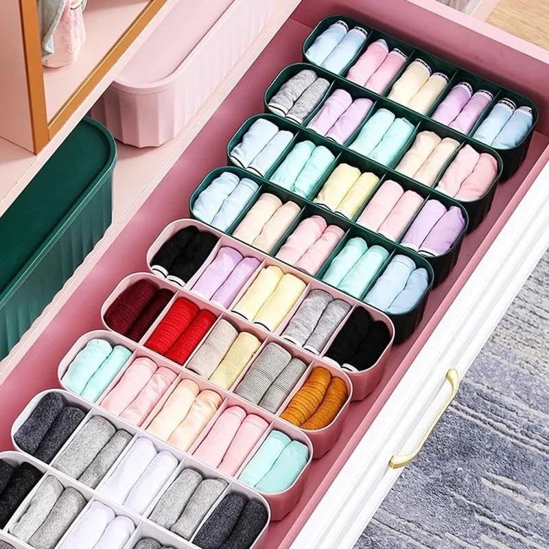 Compact Drawer Organizers (Pack of 4)
