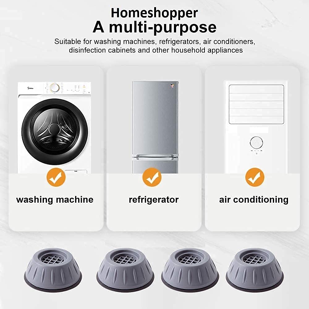 Anti-vibration Pads For Washing Machine (4 Nos)