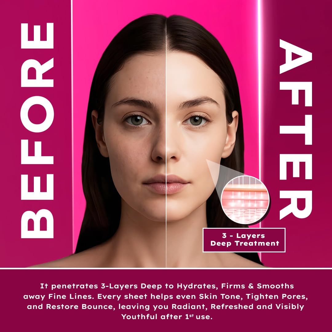 Bio Collagen Face Mask Overnight (Pack of 2)