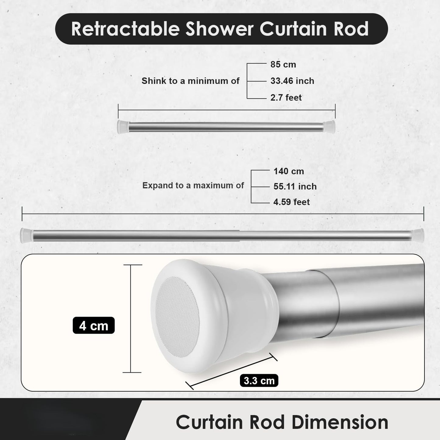 Drill-Free Multifunctional Adjustable Rod