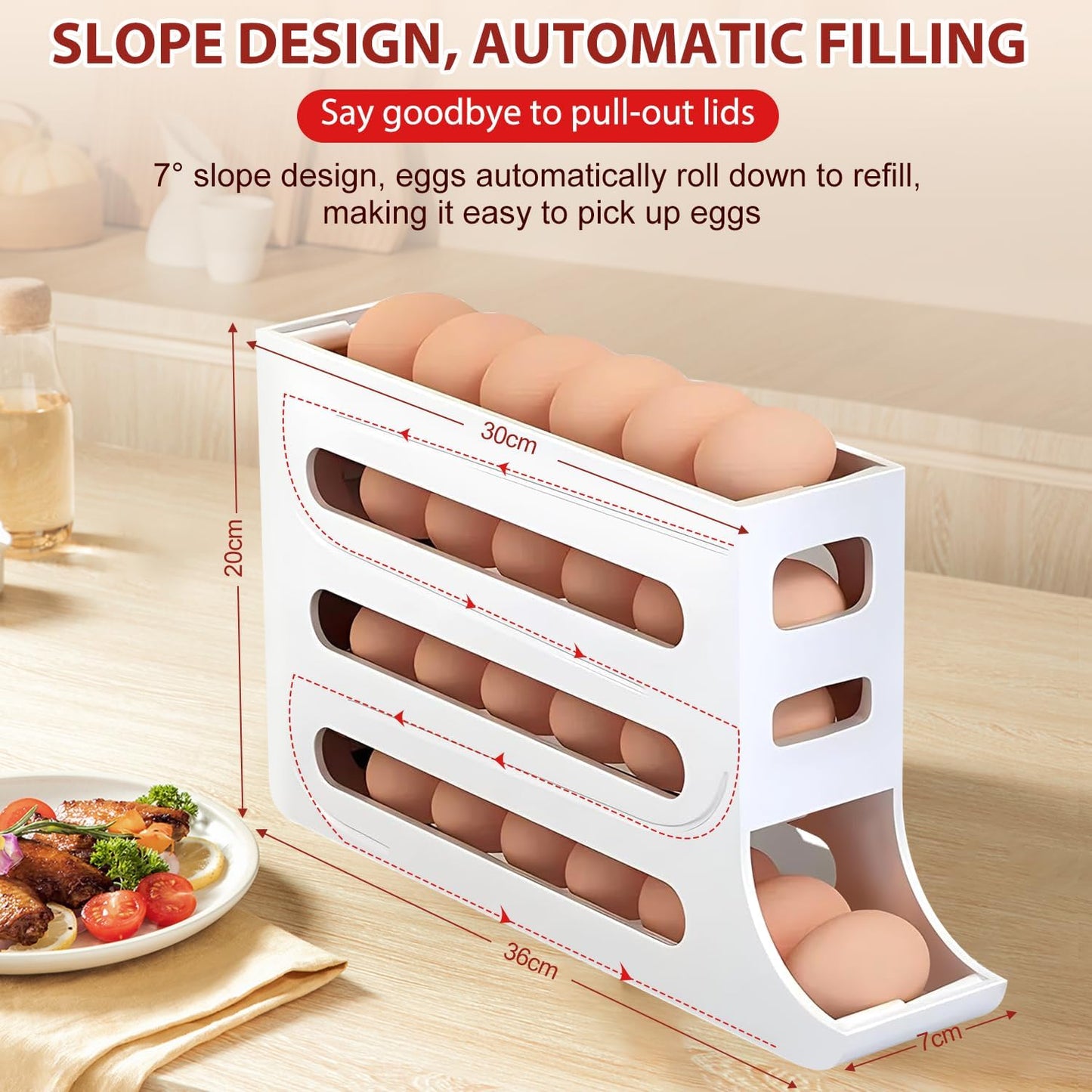 Kitchen Egg Box Storage Box For Refrigerator