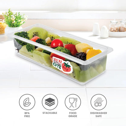 Fridge Storage Containers Box  (Pack of 6)