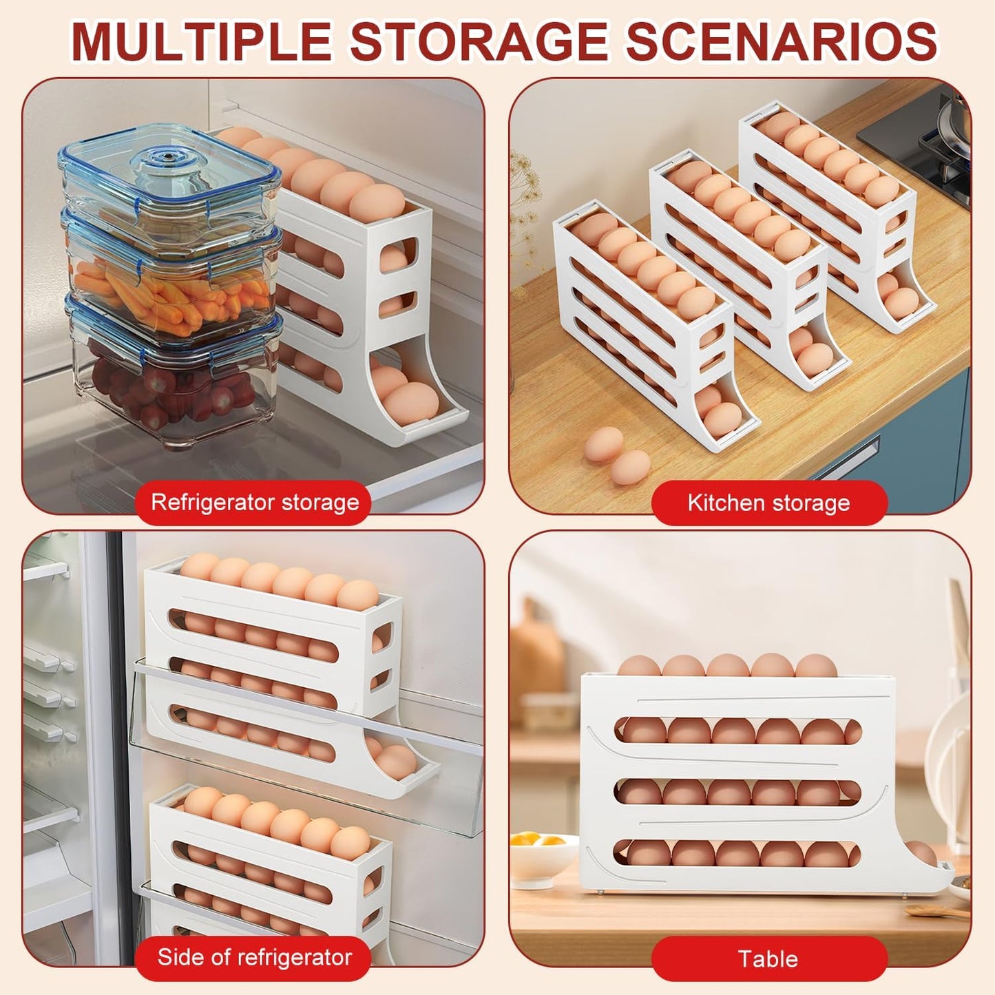 Kitchen Egg Box Storage Box For Refrigerator