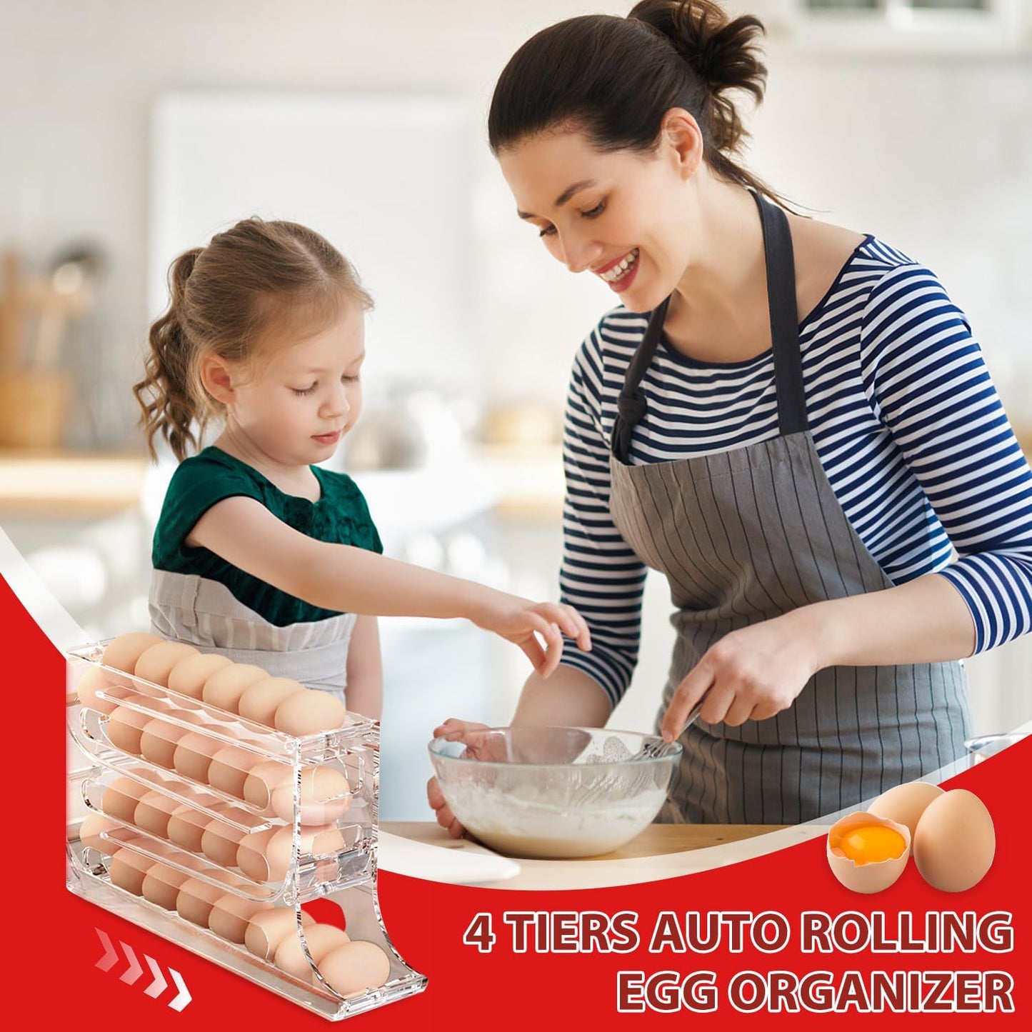Kitchen Egg Box Storage Box For Refrigerator