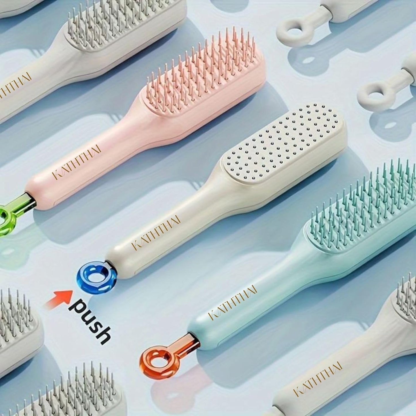 Self-cleaning Anti-static Massage Comb