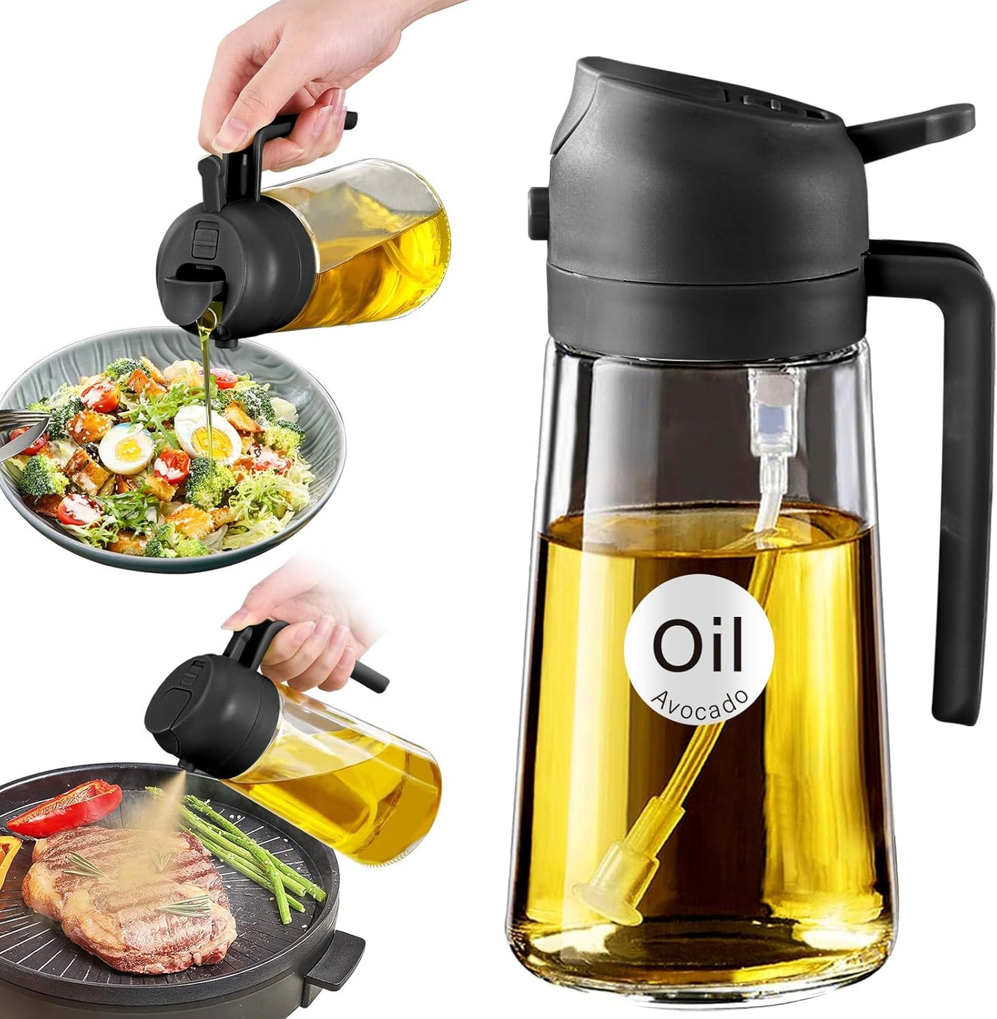 500ML Oil Sprayer Dispenser