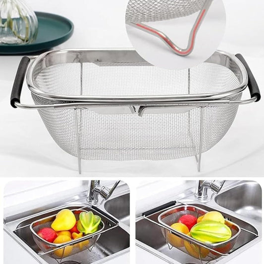 Stainless Steel Colander Oval Shape