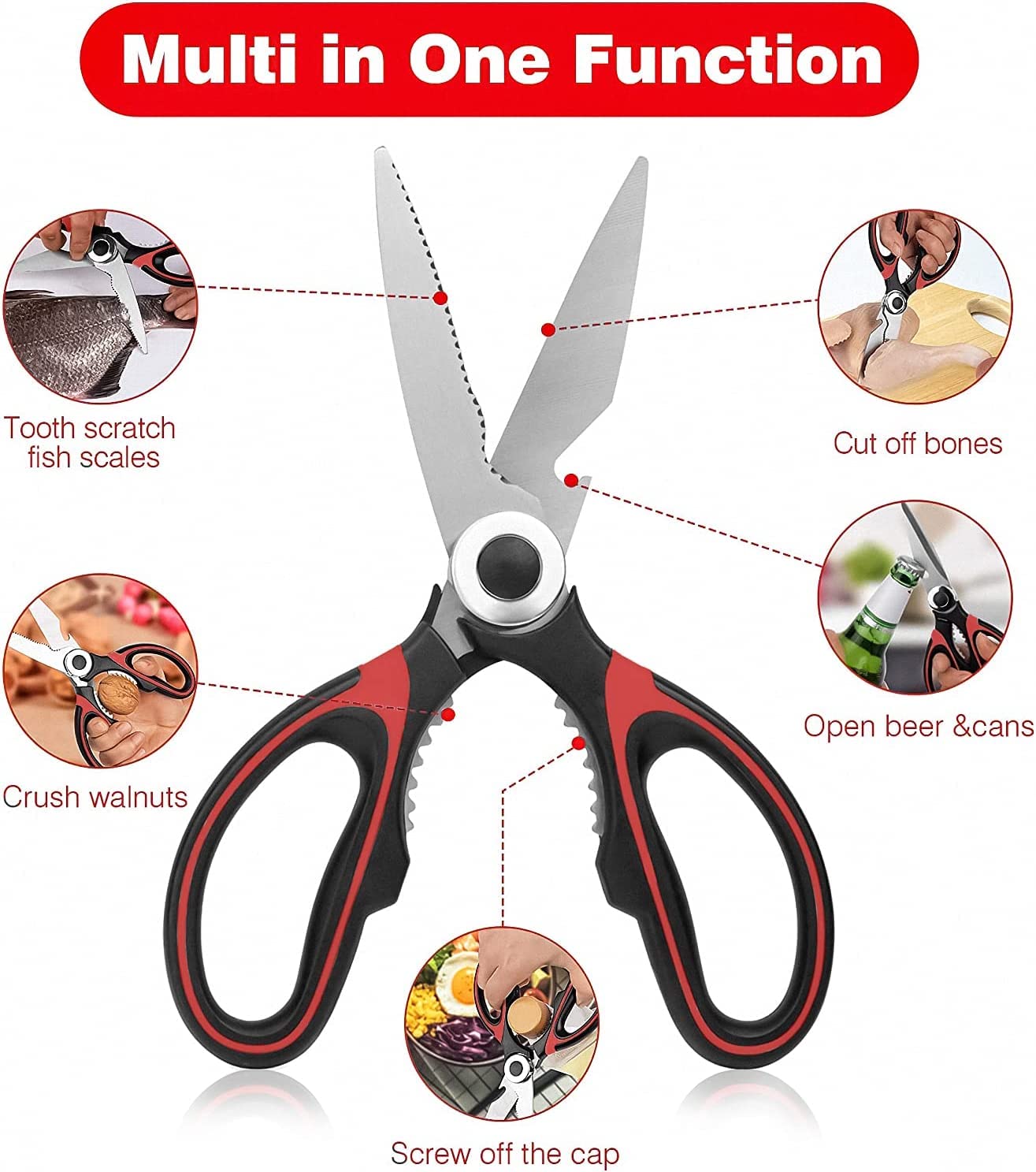 Multifunctional Kitchen Scissors