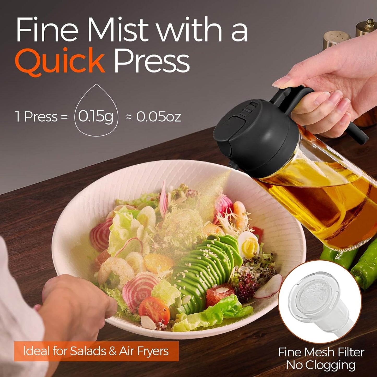 500ML Oil Sprayer Dispenser
