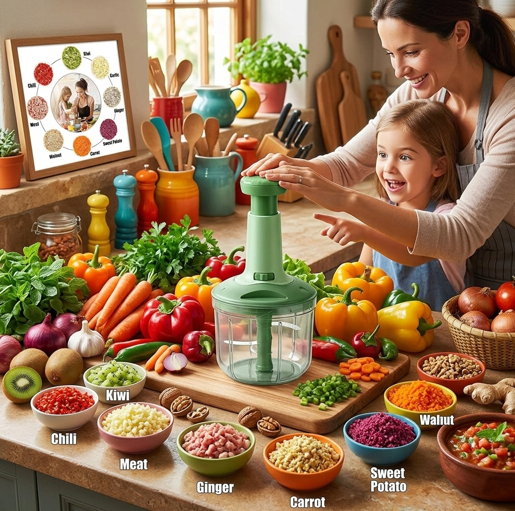 Manual Vegetable Chopper – Cut Vegetables in Seconds
