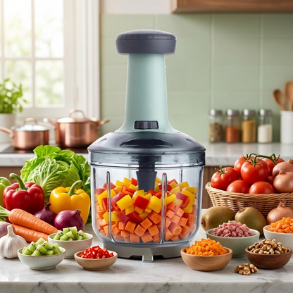 Manual Vegetable Chopper – Cut Vegetables in Seconds