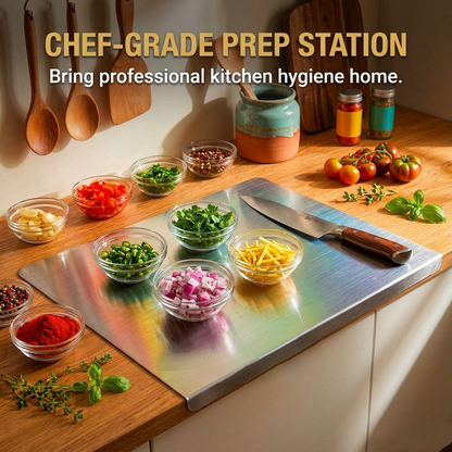 Stainless Steel Chopping Board (35x31cm)