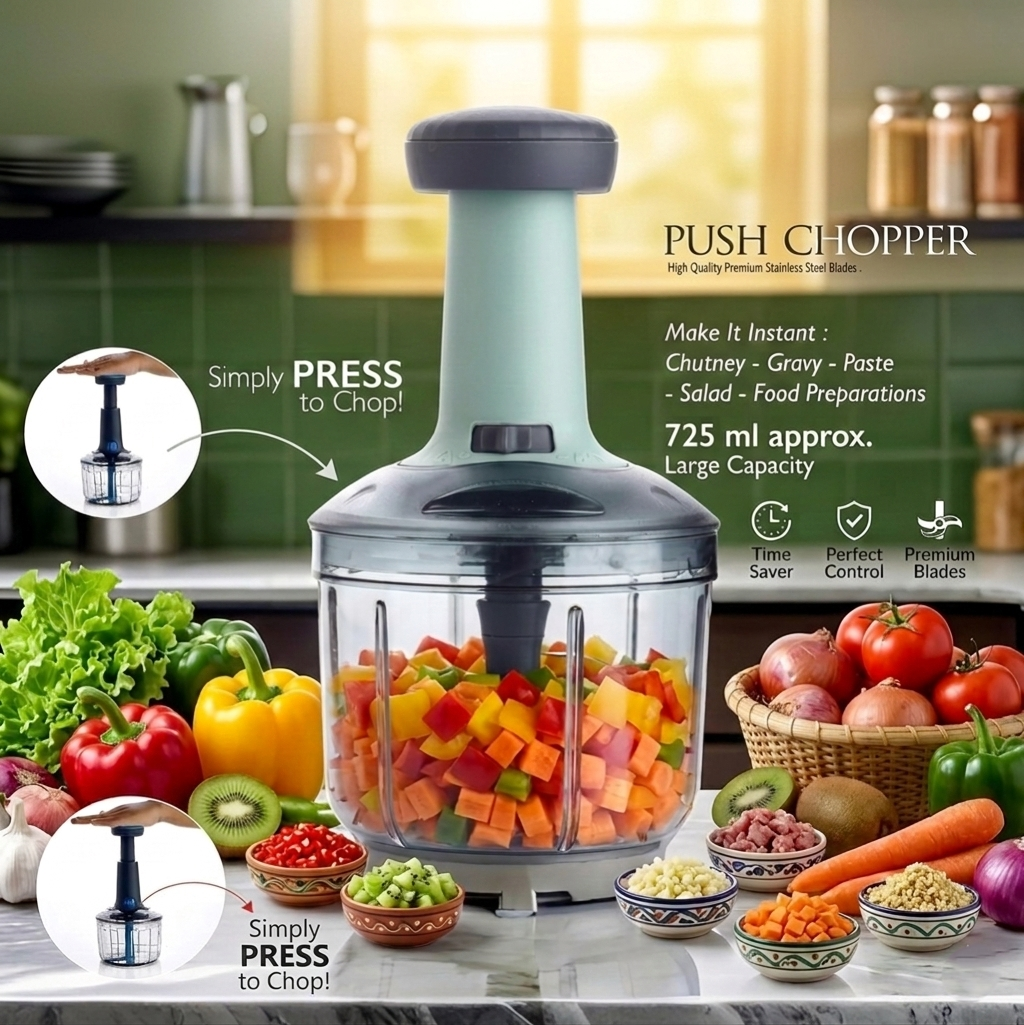 Manual Vegetable Chopper – Cut Vegetables in Seconds