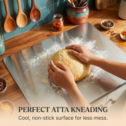 Stainless Steel Chopping Board (35x31cm)