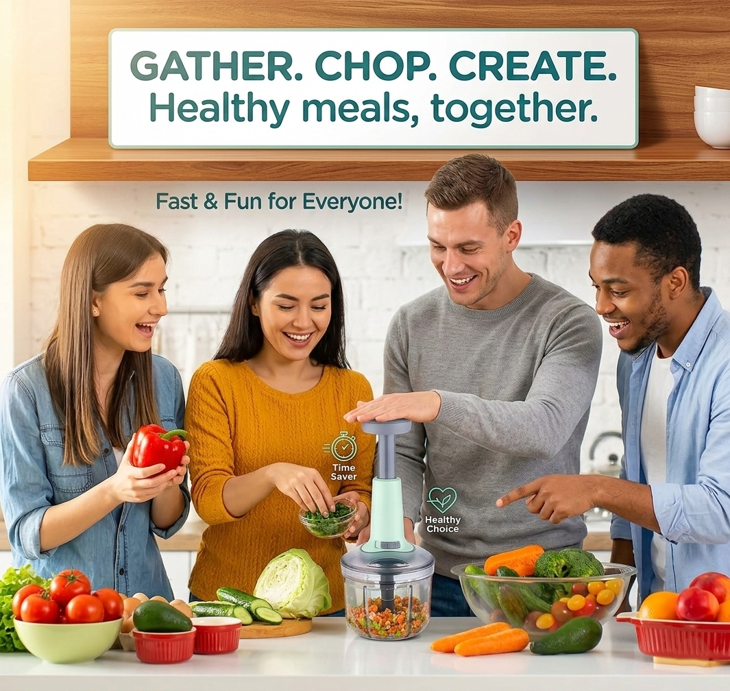 Manual Vegetable Chopper – Cut Vegetables in Seconds