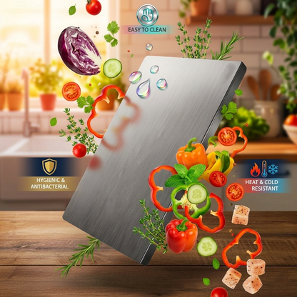 Stainless Steel Chopping Board (35x31cm)