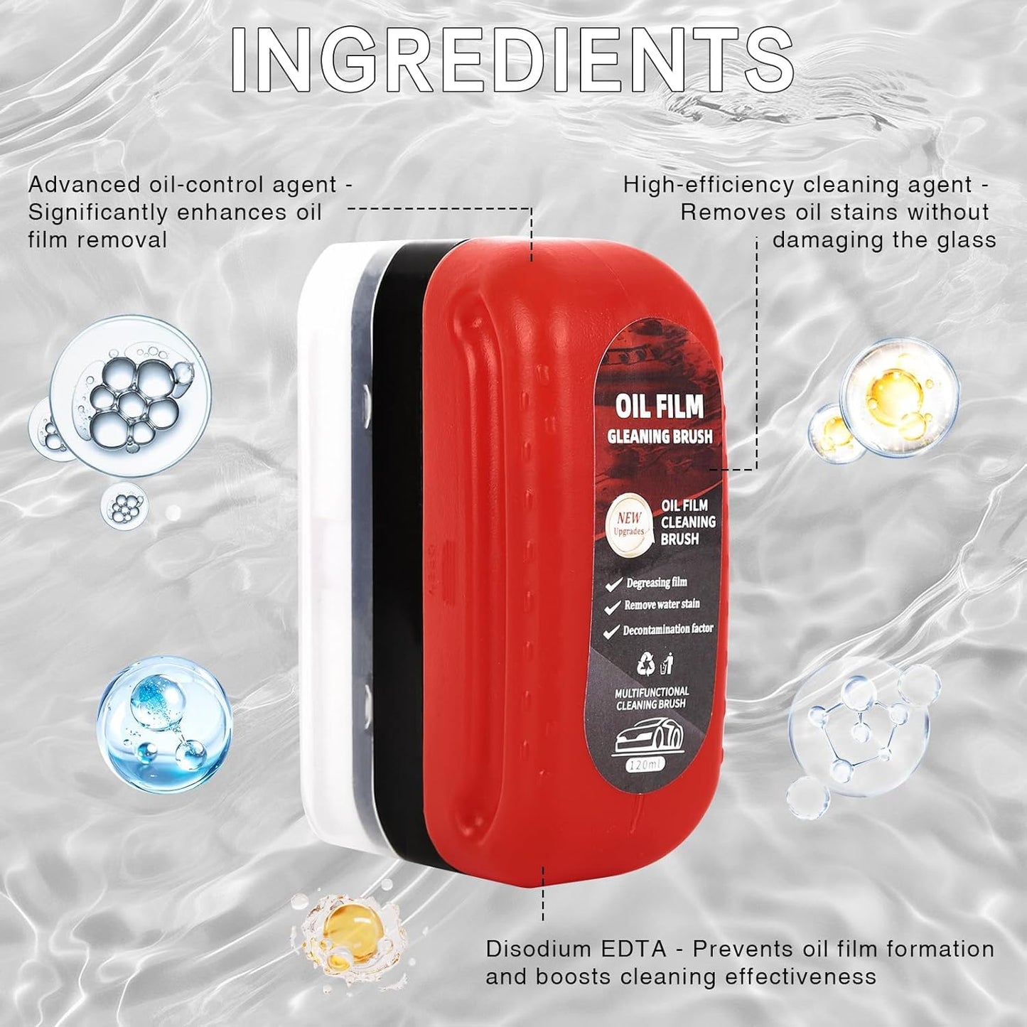 Oil Glass Cleaning Brush