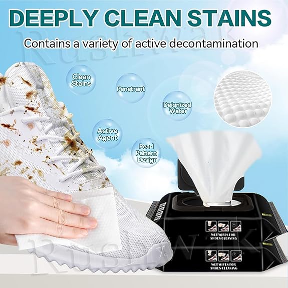 Natural Sneaker & Shoe Cleaner Wipes